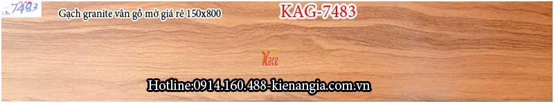 Gạch granite vân gỗ mờ ốp lát 150x800 KAG-7483