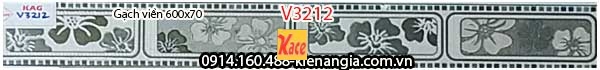 Gạch viền ốp tường 600x70 KAG-V3212