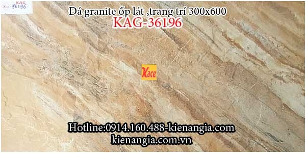 Đá granite sần ốp lát trang trí 300x600 cao cấp KAG-36196