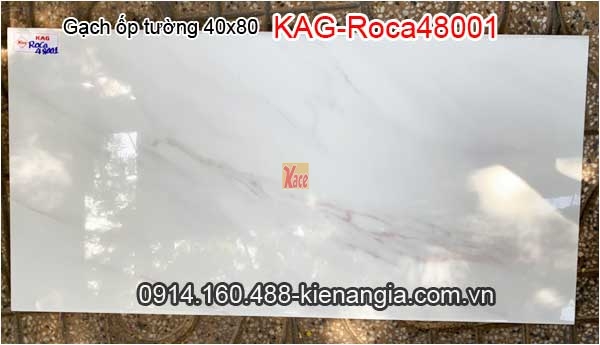 Gạch ốp tường 40x80 KAG-Roca48001