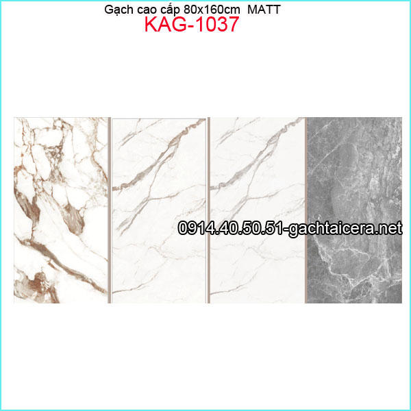 Gạch cao cấp 80x160 cm Matt KAG-1037