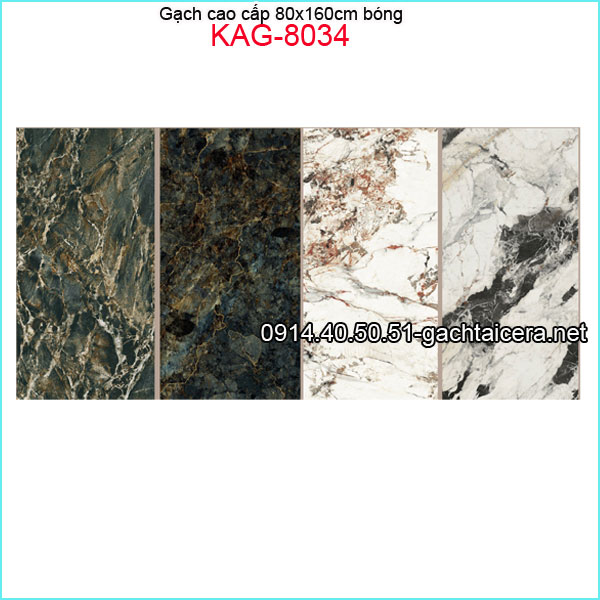 Gạch cao cấp 80x160 cm bóng KAG-8034