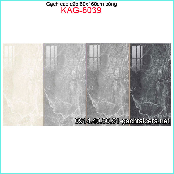 Gạch cao cấp 80x160 cm bóng KAG-8039