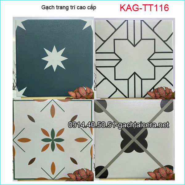 Gạch trang trí nội thất,ngoại thất hoa văn ghép nhiều viên KAG-GTT116
