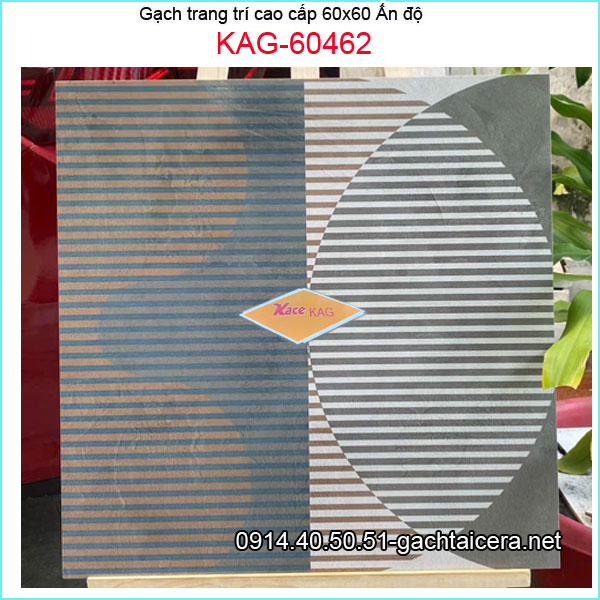 Gạch ẤN ĐỘ trang trí 60x60 cm cao cấp KAG-60462
