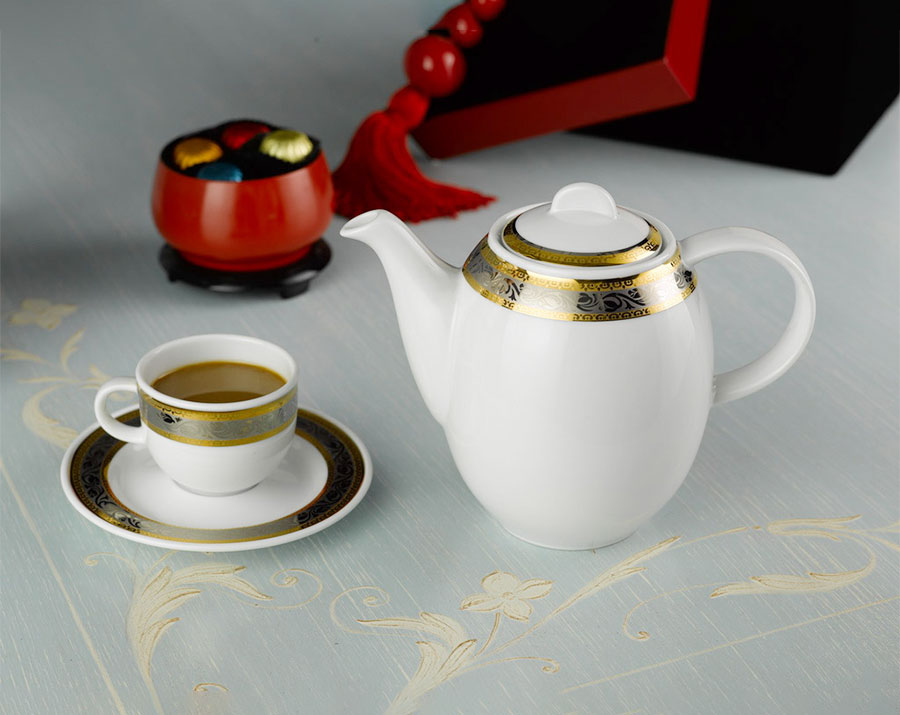 Bộ trà 0.8L - Sago - Hoa Hồng