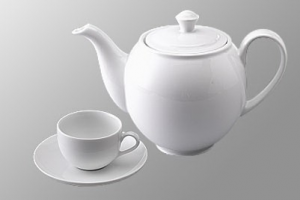 Bộ trà 0.5L - Camellia - Trắng