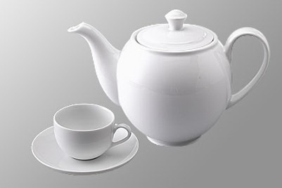 Bộ trà 0.8L - Camellia - Trắng