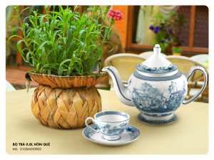 Bộ trà 0.8L - Hoàng cung - Hồn Quê