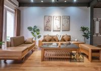 100+ Mẫu ghế sofa băng dài gỗ cho phòng khách hiện đại