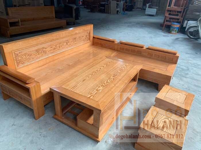 bàn ghế sofa gỗ