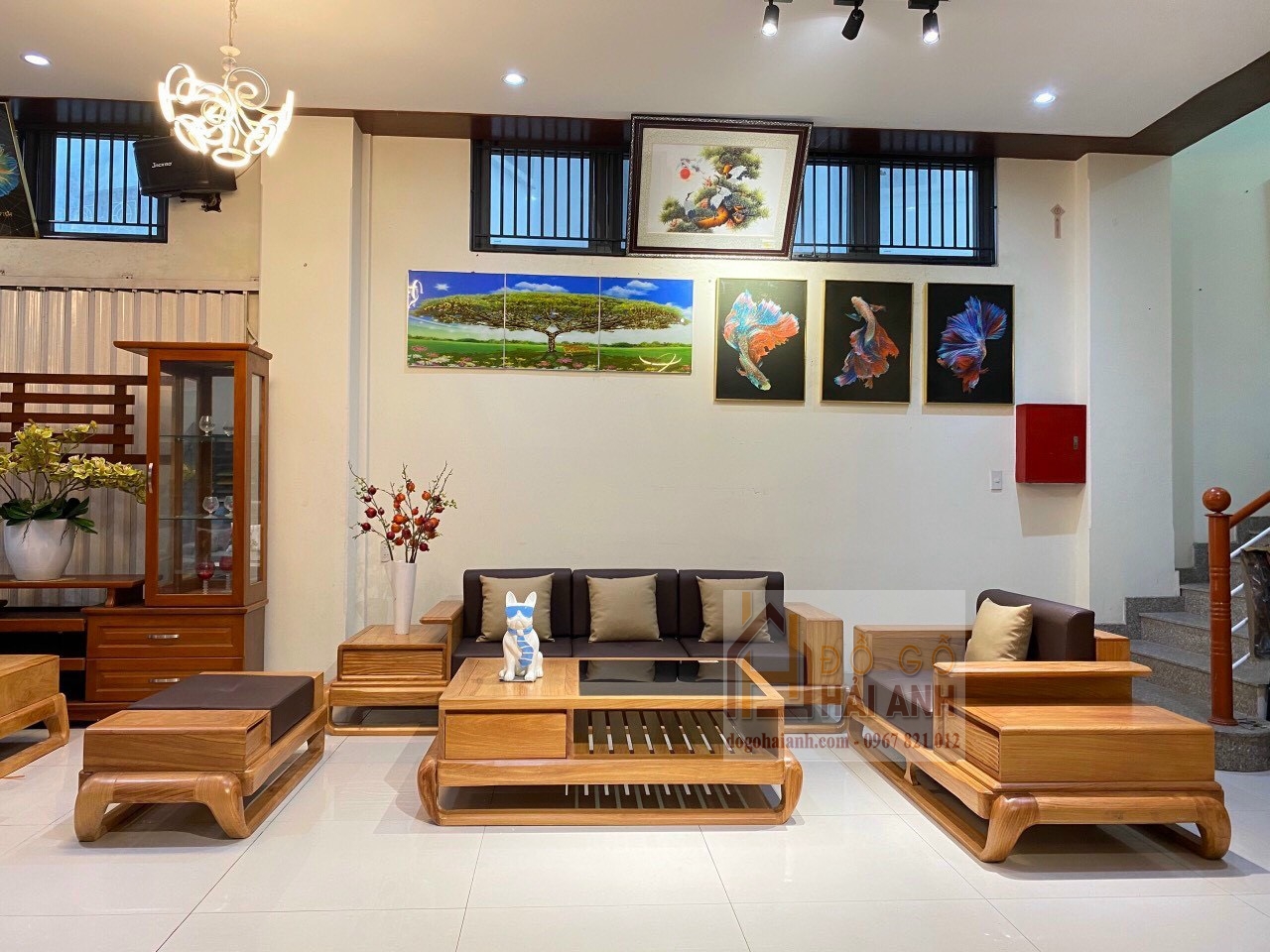Top 50 bộ bàn ghế gỗ phòng khách kiểu hiện đại đẹp nhất