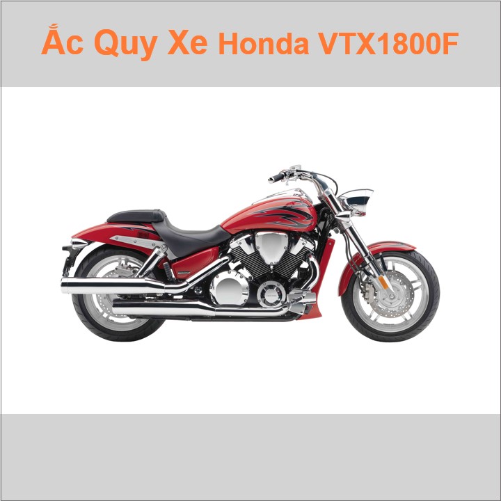 Bình ắc quy Yuasa Toplite YTX20L-BS 12V 18Ah cho xe mô tô Honda VTX1800C (2002 – 2008) VTX1800R (2002-2007) VTX1800S (2002-2006) VTX1800N (2004-2008) VTX1800F (2005-2008) VTX1800T (2007-2008) 