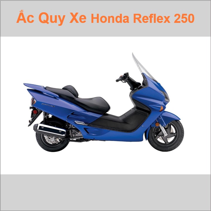 Bình acquy moto cho xe tay ga Honda Reflex 250 / Forza 250 / 300 / 350 / 750 có công suất tầm 11.2Ah (10h) với các mã bình ắc quy phổ biến như TTZ14S, YTZ12S Bình ắc quy xe mô tô phân khối lớn scooter NSS series có kích thước khoảng Dài 15cm * Rộng 8.7cm * Cao 11cm chất lượng tốt nhất với giá rẻ