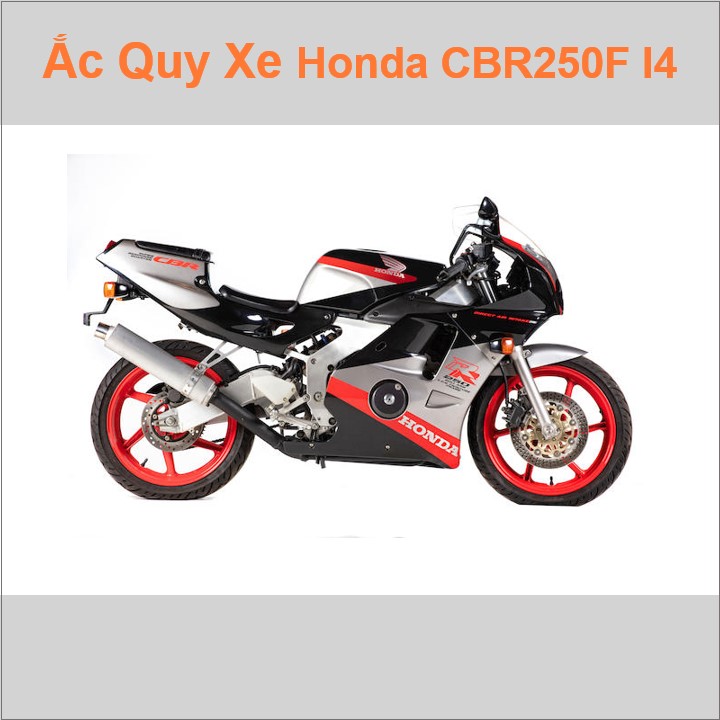 Bình acquy moto cho xe pkl Honda CBR 250F có công suất tầm 7Ah (10h) với mã bình ắc quy phổ biến như YTX7L-BS Bình ắc quy xe mô tô phân khối lớn CBR250F kích thước Dài 11.3cm * Rộng 7cm * Cao 13cm chất lượng tốt với giá rẻ, cạnh tranh nhất