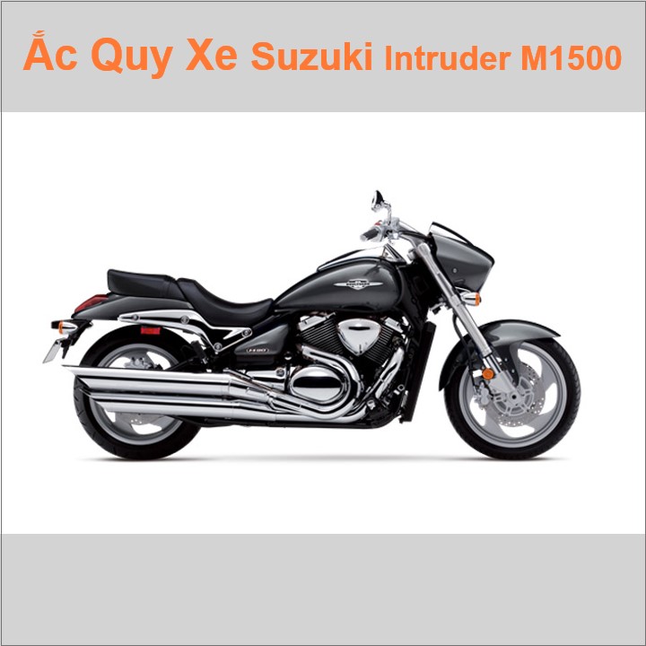 Bình acquy moto cho xe pkl Suzuki VZ 1500 / Boulevard M90 / M1500 Intruder có công suất tầm 14Ah (10h) với các mã bình ắc quy phổ biến như YTX16-BS Bình ắc quy xe mô tô phân khối lớn Suzuki VZ1500 có kích thước khoảng Dài 15cm * Rộng 8.7cm * Cao 16cm chất lượng tốt nhất với giá rẻ