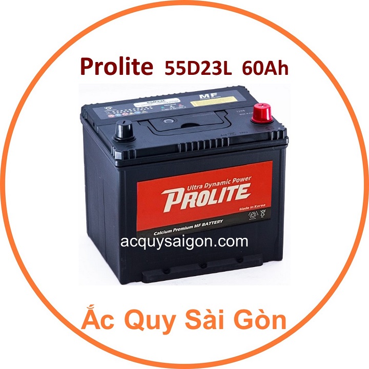 Chúng tôi chuyên cung cấp bình ắc quy Prolite 12V 60Ah 55D23L NS70L nhập khẩu Hàn Quốc, chất lượng cao, giá rẻ, lắp đặt tận nơi, bảo hành chu đáo