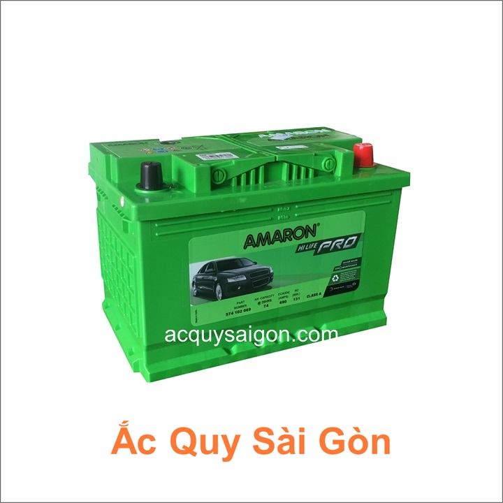 Nhà Phân Phối Ắc Quy Sài Gòn chuyên thay bình ắc quy xe ô tô Amaron Din65 56510 65ah khô, kín khí, miễn bảo trì, hợp kim bạc