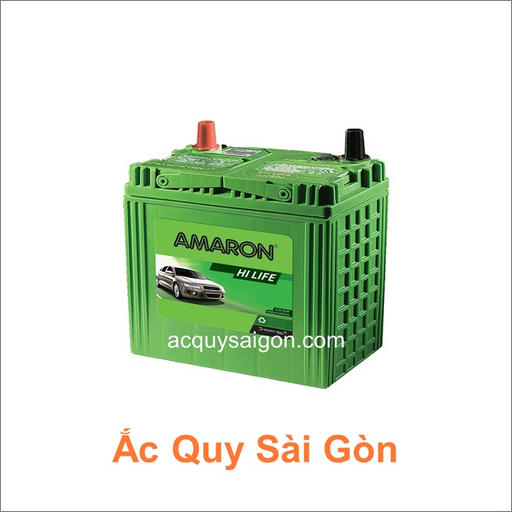 Nhà Phân Phối Ắc Quy Sài Gòn chuyên thay bình ắc quy xe ô tô Amaron 55B24L 45ah khô, kín khí, miễn bảo trì, hợp kim bạc