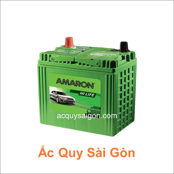 Nhà Phân Phối Ắc Quy Sài Gòn chuyên thay bình ắc quy xe ô tô Amaron 85D23L 60ah khô, kín khí, miễn bảo trì, hợp kim bạc