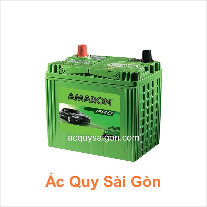 Nhà Phân Phối Ắc Quy Sài Gòn chuyên thay bình ắc quy xe ô tô Amaron 90D23L 65ah khô, kín khí, miễn bảo trì, hợp kim bạc