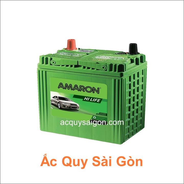 Nhà Phân Phối Ắc Quy Sài Gòn chuyên thay bình ắc quy xe ô tô Amaron 95D26L 65ah khô, kín khí, miễn bảo trì, hợp kim bạc