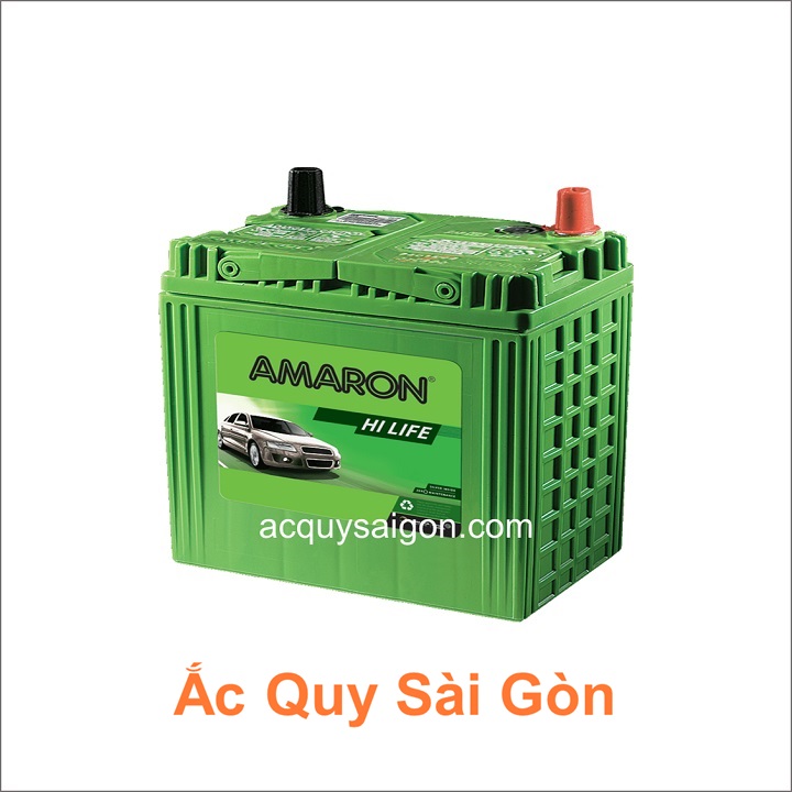 Nhà Phân Phối Ắc Quy Sài Gòn chuyên thay bình ắc quy xe ô tô Amaron 95D26R 65ah khô, kín khí, miễn bảo trì, hợp kim bạc