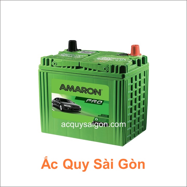 Nhà Phân Phối Ắc Quy Sài Gòn chuyên thay bình ắc quy xe ô tô Amaron 100D26L 70ah khô, kín khí, miễn bảo trì, hợp kim bạc