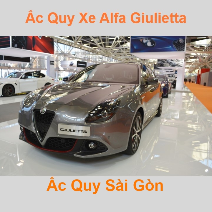 Bình ắc quy xe ô tô Alfa Romeo Giulietta (2010 - 2020)