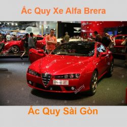 Bình ắc quy xe ô tô Alfa Romeo Brera / Spider (2005 - 2010)