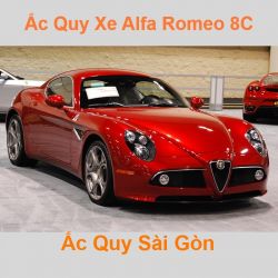 Bình ắc quy xe ô tô Alfa Romeo 8C Competizione / 8C Spider (2007 - 2010)