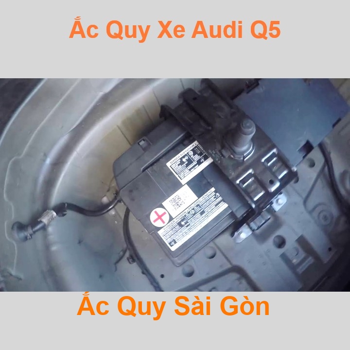 Bình ắc quy cho xe Audi Q5 có công suất tầm 95Ah, 100Ah, cọc chìm, với các mã bình ắc quy phổ biến như Din100, AGM95