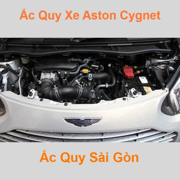 Bình ắc quy cho xe Aston Martin Cygnet có công suất tầm 60Ah với các mã bình ắc quy phổ biến như 55D23R, 75D23R