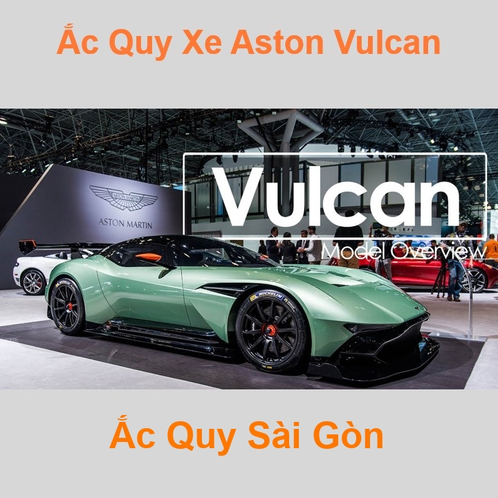 Bình ắc quy xe ô tô Aston Matin Vulcan (2015 - 2016)