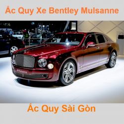 Bình ắc quy xe ô tô Bentley Mulsanne (2010 - 2020)