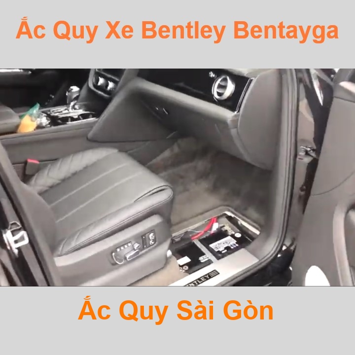 Bình ắc quy cho xe Bentley Bentayga có công suất tầm 105Ah, 110Ah, cọc chìm, với các mã bình ắc quy phổ biến như Din110, AGM105