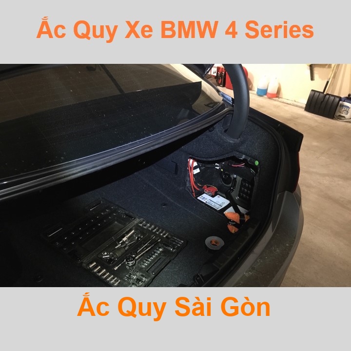Bình ắc quy cho xe BMW 4 Series / M4 có công suất tầm 95Ah, 100Ah, cọc chìm, với các mã bình ắc quy phổ biến như Din100, AGM95