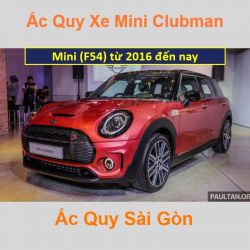 Bình ắc quy xe ô tô Mini Clubman F54 (2016 đến nay)