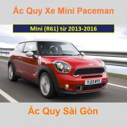 Bình ắc quy xe ô tô Mini Paceman R61 (2013 - 2016)
