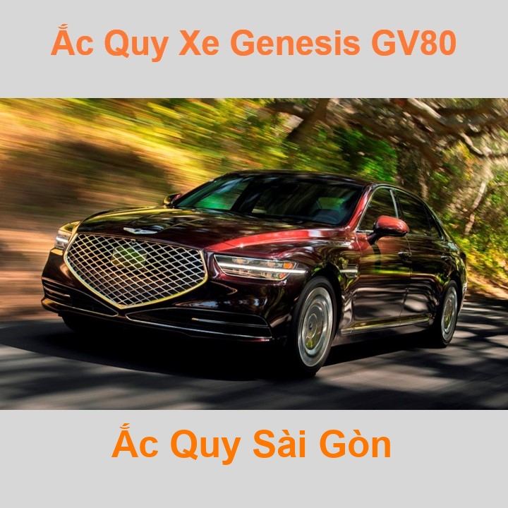 Bình ắc quy xe ô tô Hyundai Genesis GV80 (2020 đến nay)