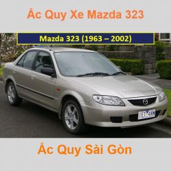 Bình ắc quy xe ô tô Mazda 323 (1963 - 2002)