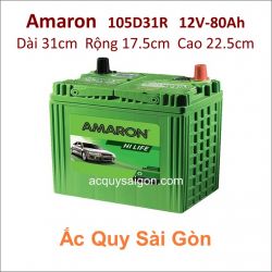 Ắc quy Amaron 12V 80Ah 105D31R (NX120-7R)