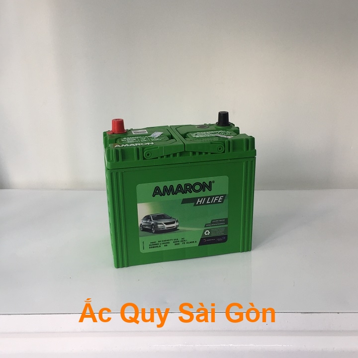 Bình ắc quy ô tô xe Amaron 45Ah 55B24LS kín khí (thường gọi là ắc quy khô) được sử dụng hệ thống thông hơi với bằng sáng chế tốt nhất trên thị trường