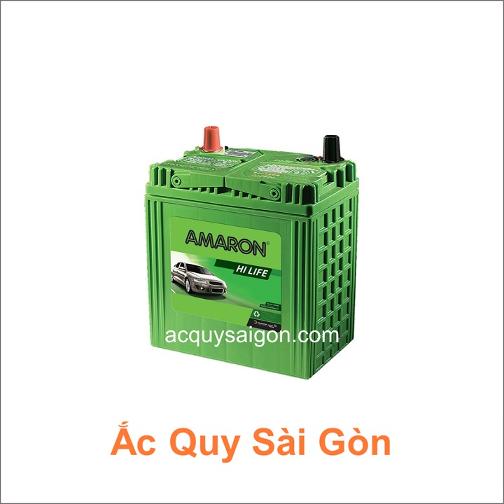 Nhà Phân Phối Ắc Quy Sài Gòn chuyên thay bình ắc quy ô tô Amaron 42B20L 35ah khô, kín khí, miễn bảo trì, hợp kim bạc