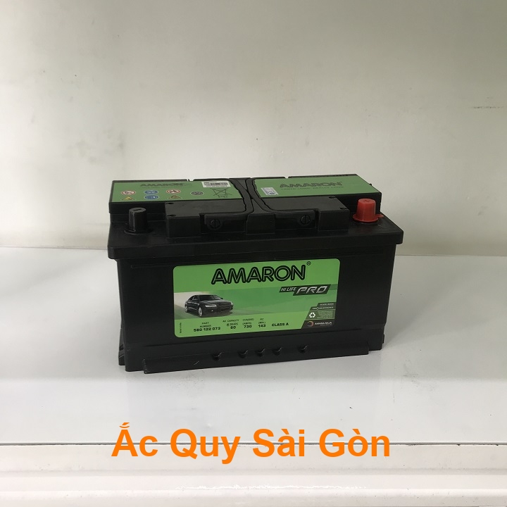 Bình ắc quy xe ô tô Amaron 80Ah Din80 kín khí (thường gọi là ắc quy khô) được sử dụng hệ thống thông hơi với bằng sáng chế tốt nhất trên thị trường hi