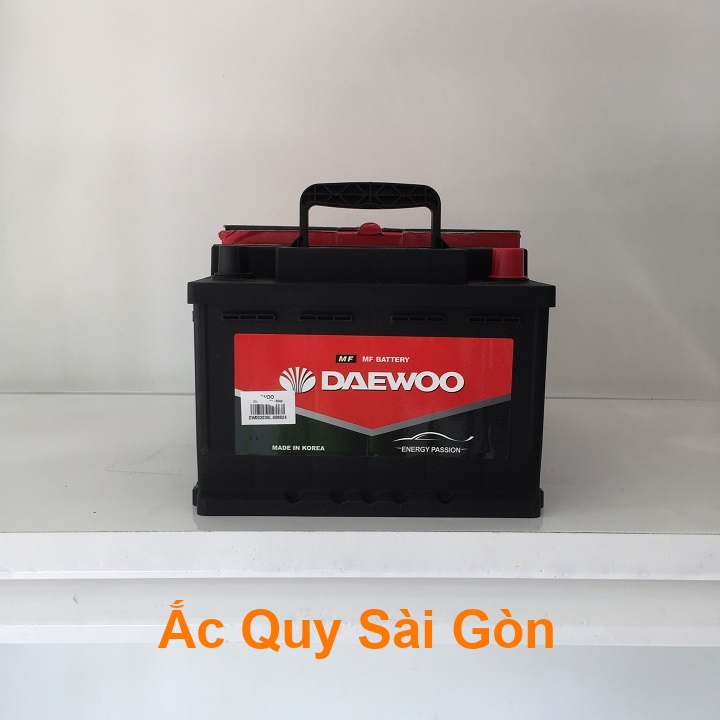 Ắc quy Daewoo DIN60 12V 60Ah miễn bảo trì đảm bảo mức hiệu suất vượt trội vì được sản xuất trên cơ sở sản xuất tiên tiến nhất của Hàn Quốc