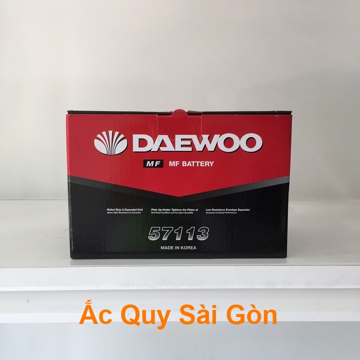 Binh acquy oto Daewoo 71Ah DIN71 kín khí (hay thường gọi là ắc quy khô) mang đến sự tiện lợi tối cao với tính năng chống tràn phi thường