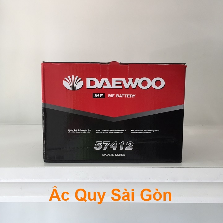 Binh acquy oto Daewoo 74Ah DIN74 kín khí (hay thường gọi là ắc quy khô) mang đến sự tiện lợi tối cao với tính năng chống tràn phi thường