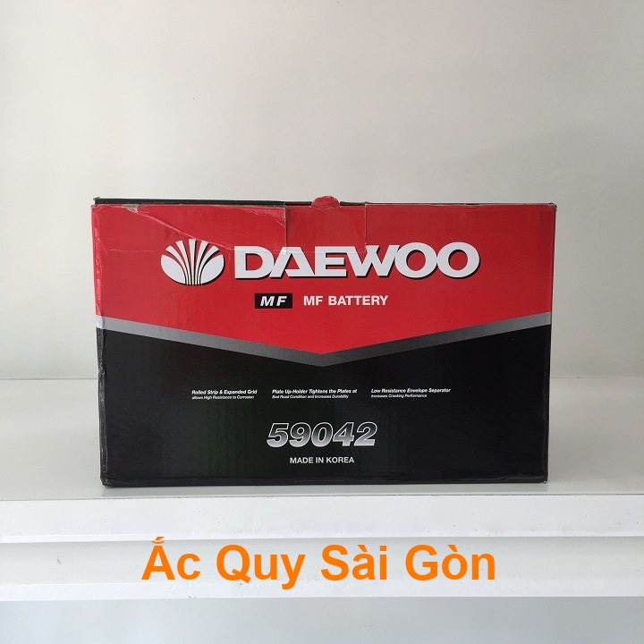 Binh acquy oto Daewoo 90Ah DIN90 kín khí (hay thường gọi là ắc quy khô) mang đến sự tiện lợi tối cao với tính năng chống tràn phi thường