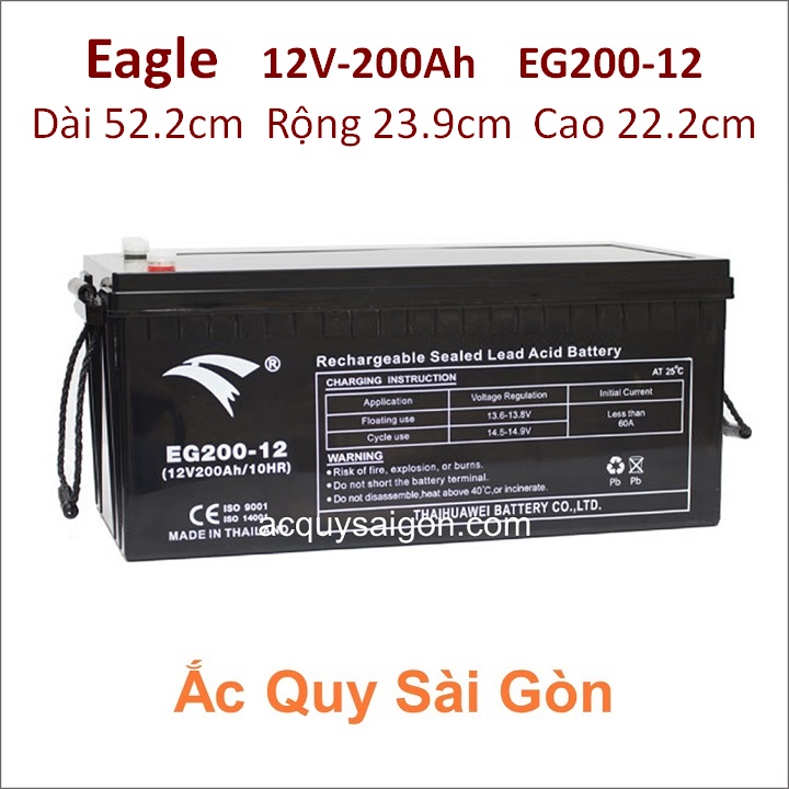 ac-quy-ups-solar-eagle-12v-200ah-eg200-12 Hệ thống điện năng lượng mặt trời, Hệ thống trạm viễn thông BTS, Hệ thống đóng ngắt, trạm điện 110, 220KV, H